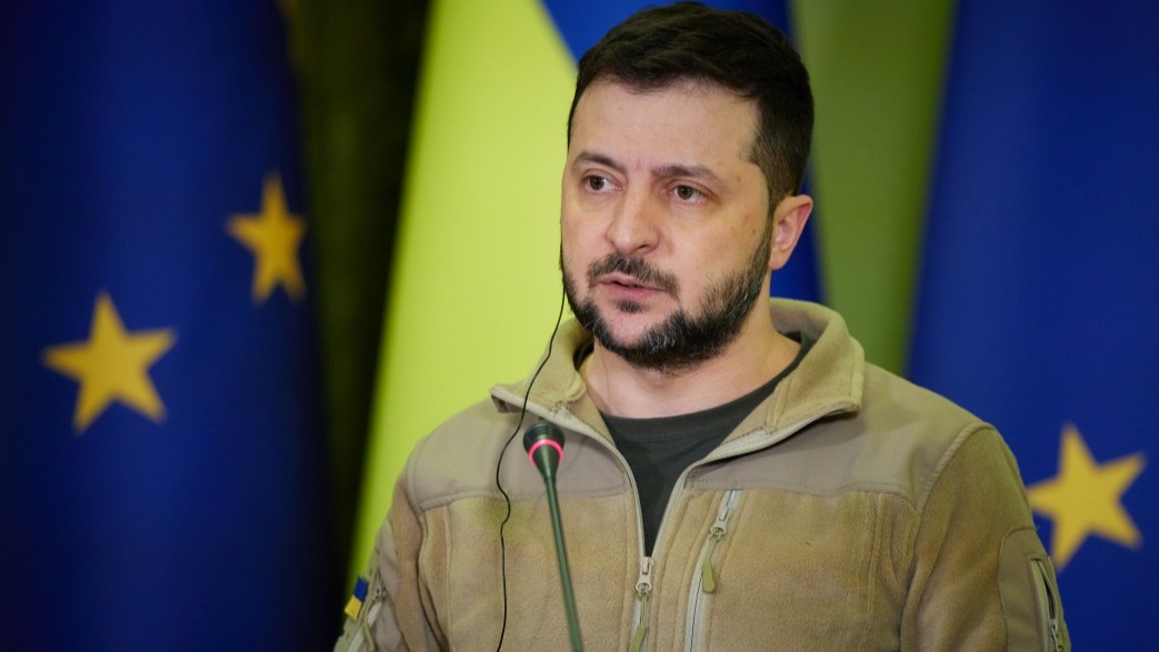 Ukraine's President Volodymyr Zelensky