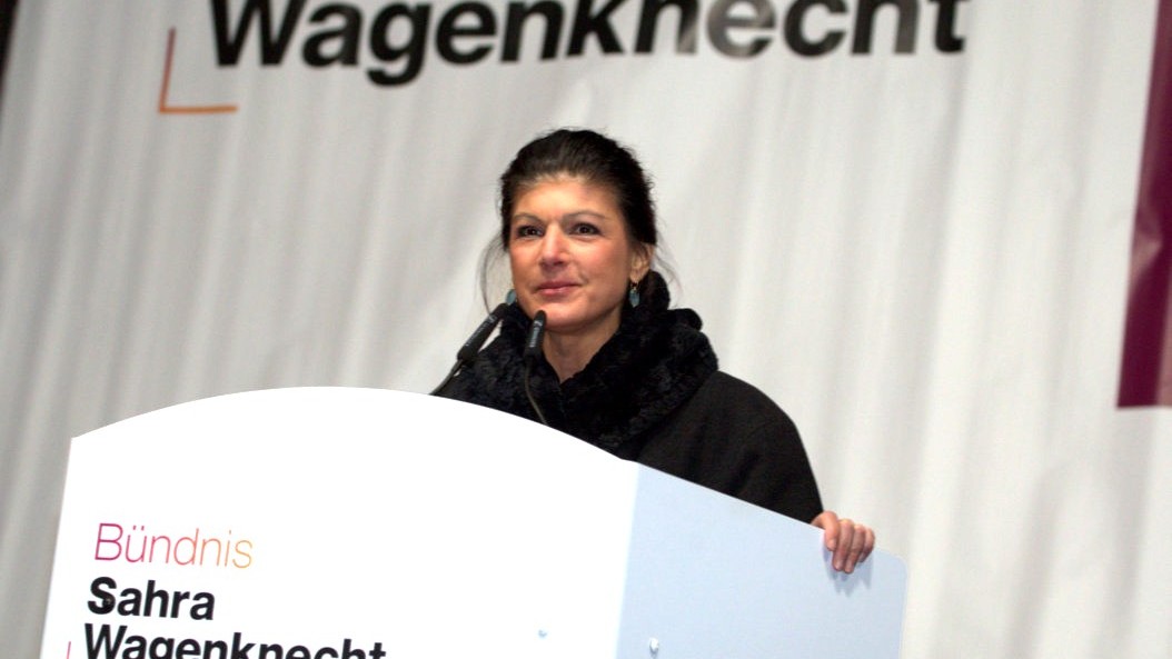 Sahra Wagenknecht on February 3, 2025 in Munich