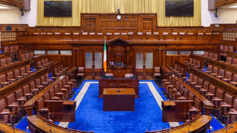 The Irish Parliament Chamber