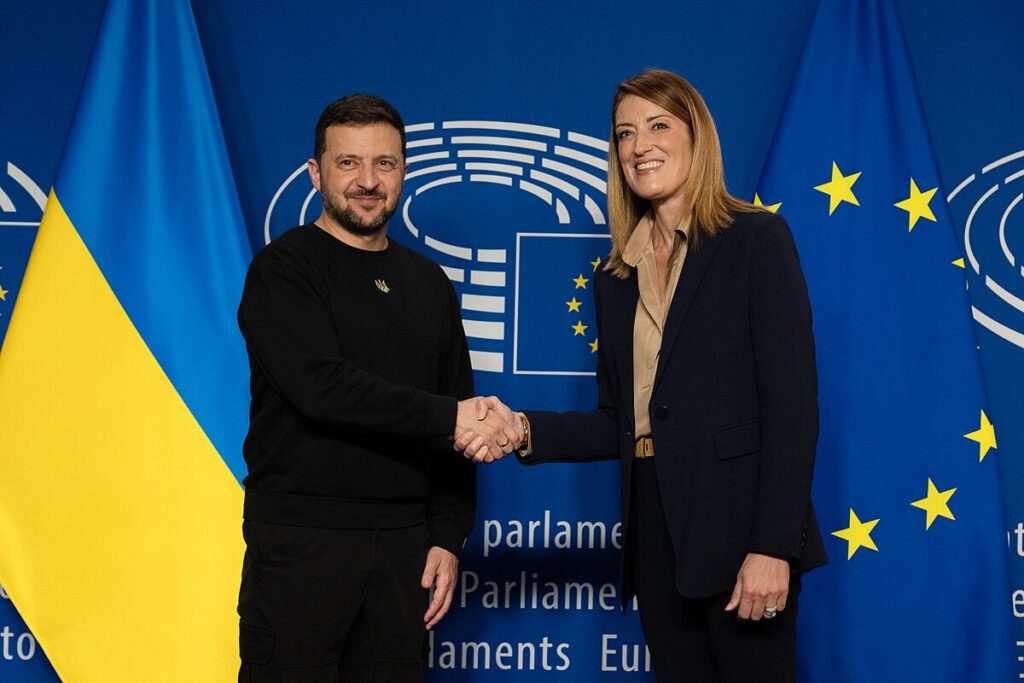 Zelensky in Paris for Peace Talks