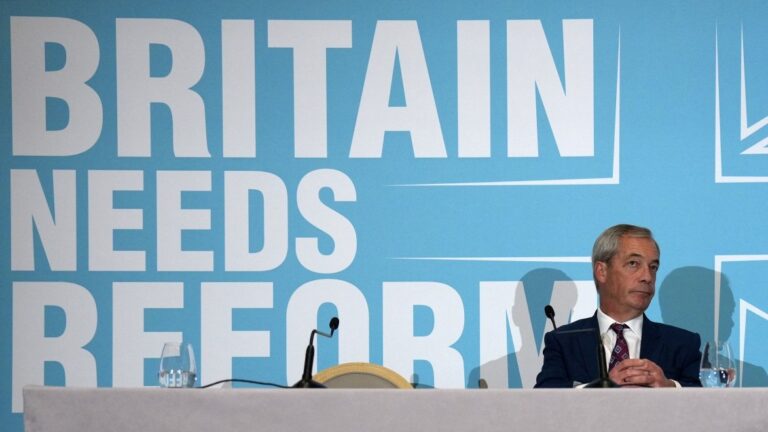 Reform UK leader Nigel Farage