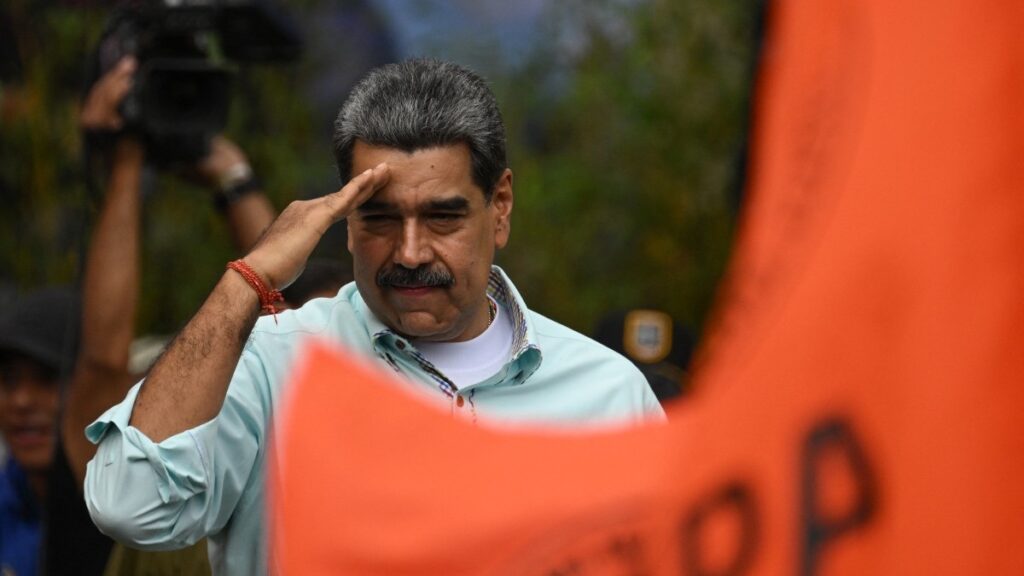 Nicolás Maduro in Caracas on December 10, 2025