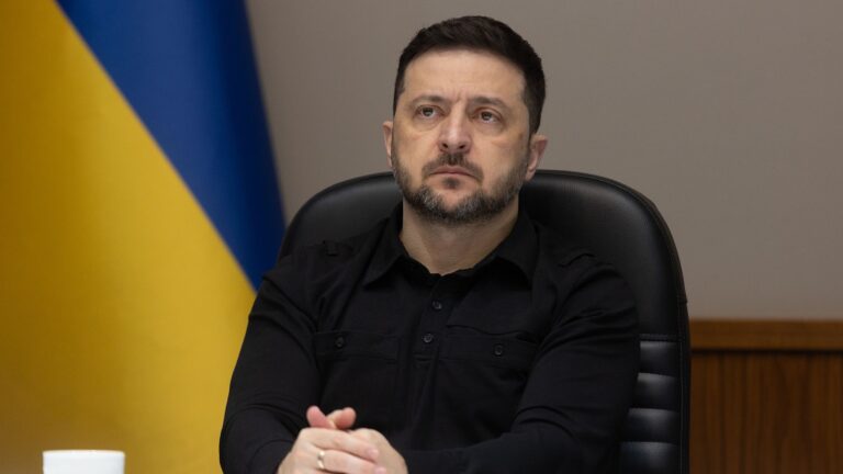 Ukrainian President Volodymyr Zelensky