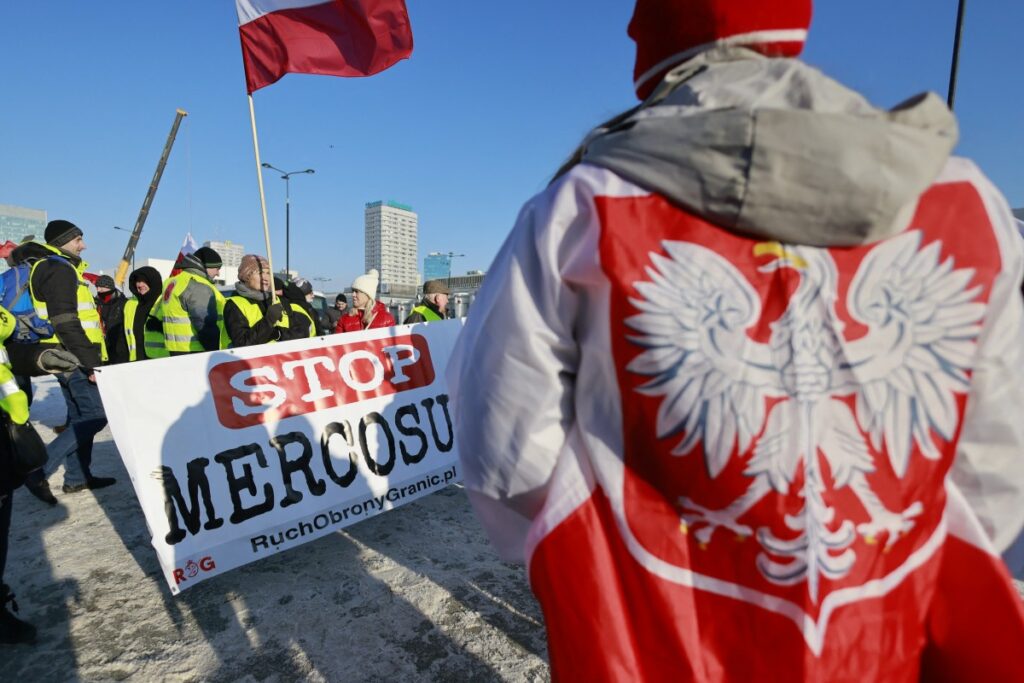 Polish Farmers Protest Mercosur Trade Deal