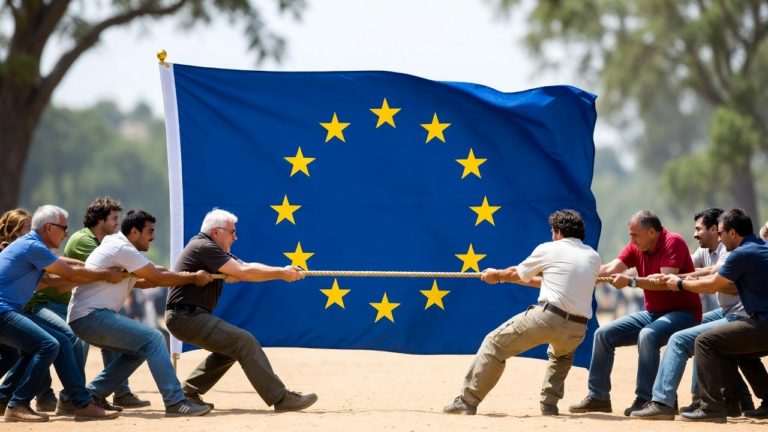 A divided EU (illustration Grok)