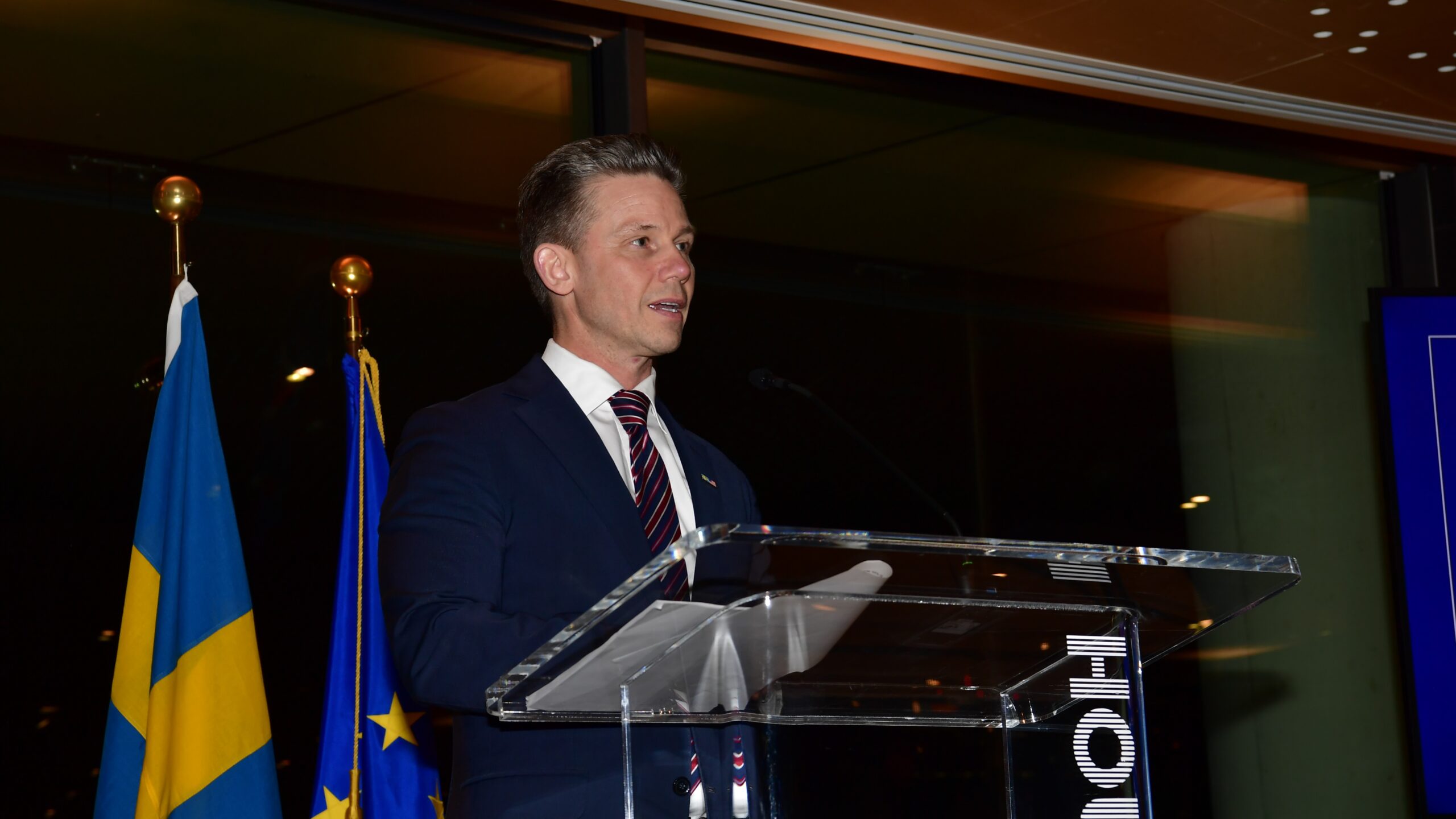 Swedish Defence Minister Pål Jonson