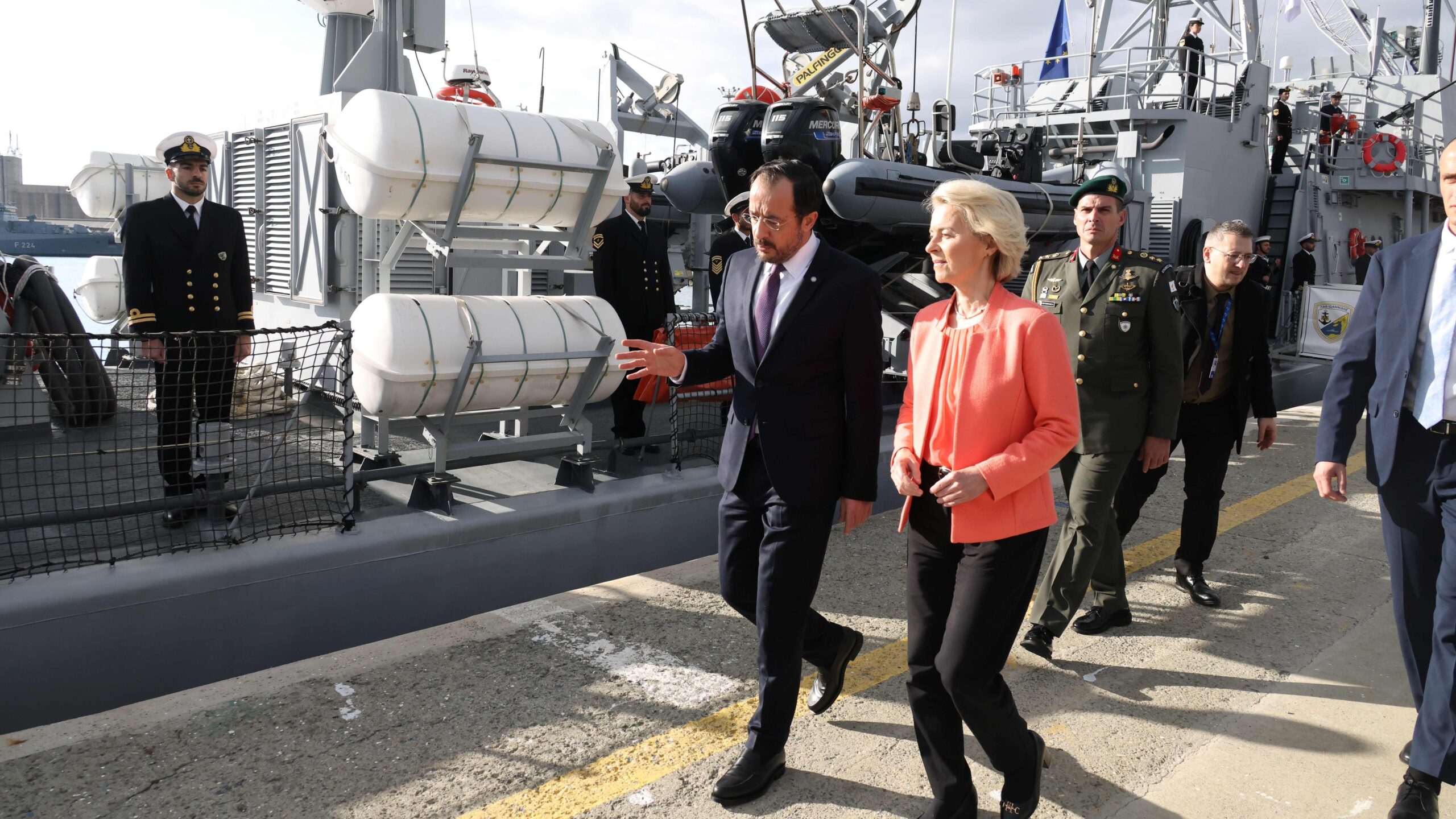 Von der Leyen Announces New Security Strategy—in Partly Turkey-Occupied Cyprus