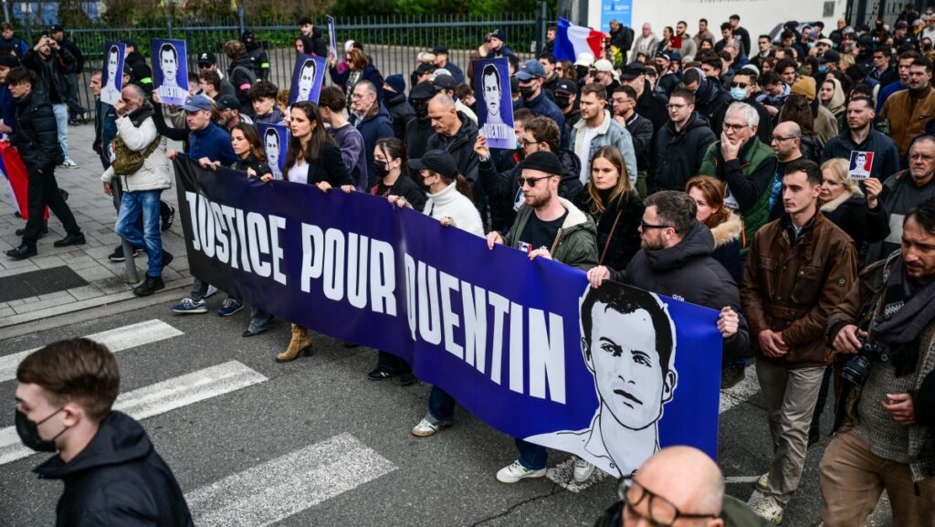 French Media See ‘Neo-Nazism’ in Tribute to Young Quentin