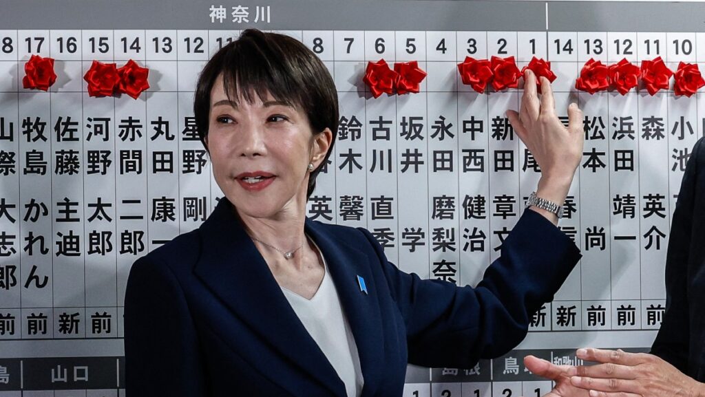 Japan’s “Iron Lady” Projected To Sweep Snap Elections