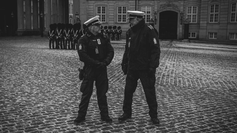 Danish policemen in Copenhagen