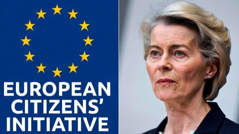 ECI and Commission President von der Leyen (AI-generated image)