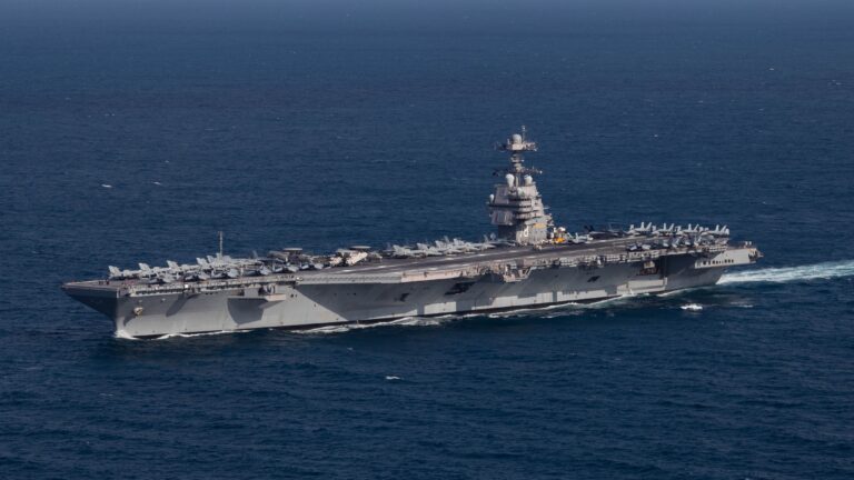 U.S. Navy aircraft carrier USS Gerald R. Ford