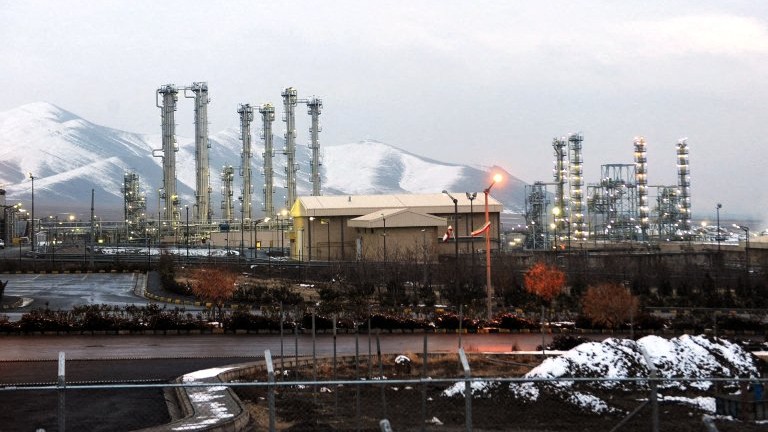 A general view of the water facility at Arak on January 15, 201. Iran’s atomic chief Ali Akbar Salehi told a group of foreign diplomat visiting the plant that Iran is pursuing its uranium enrichment work "very strongly."