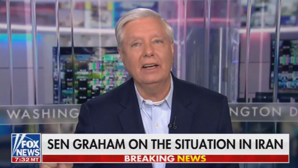 Senator Lindsey Graham (R-SC) speaks on Fox News on March 9, 2026