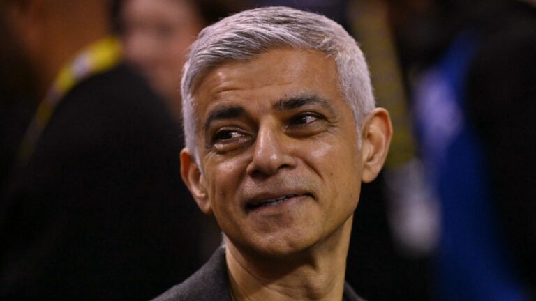 London Mayor Sadiq Khan