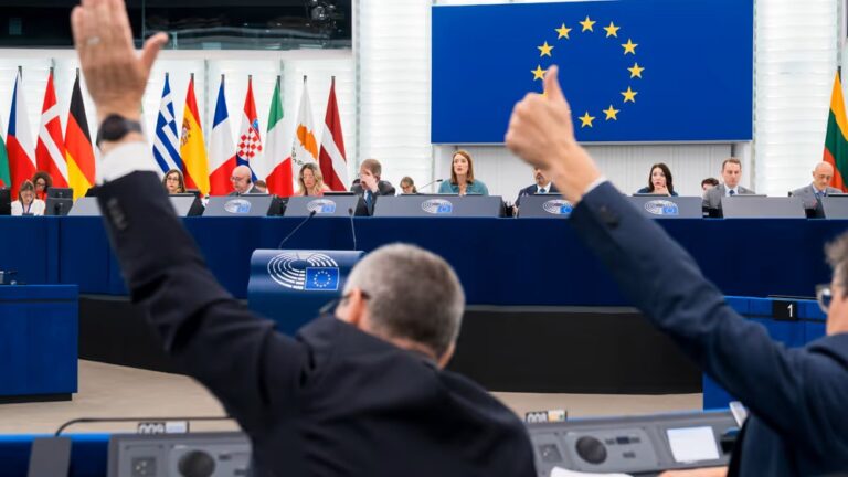 The voting session of the EP Plenary session in Strasbourg on April 29, 2026