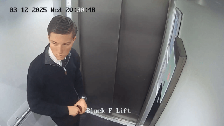 CCTV image of Henry Nowak, shortly before he was stabbed
