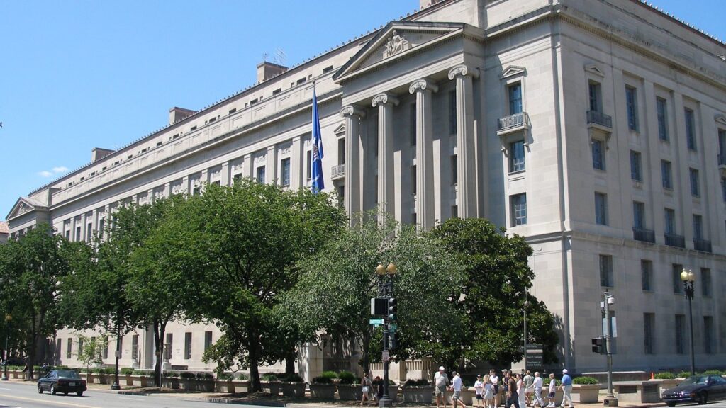 U.S. Department of Justice headquarters, August 12, 2006