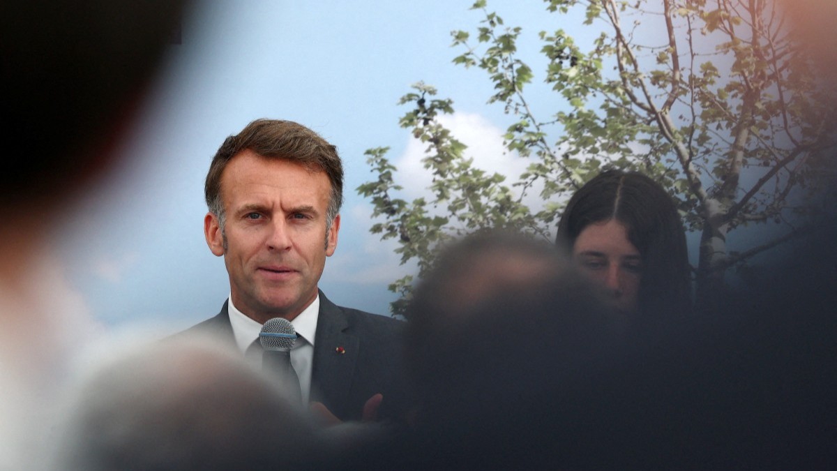 France’s President Emmanuel Macron on June 10, 2026 in Paris