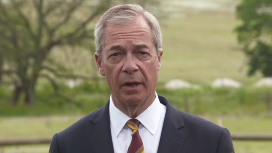 Nigel Farage during his "address to the nation" on the killing of Henry Nowak, on June 2, 2026