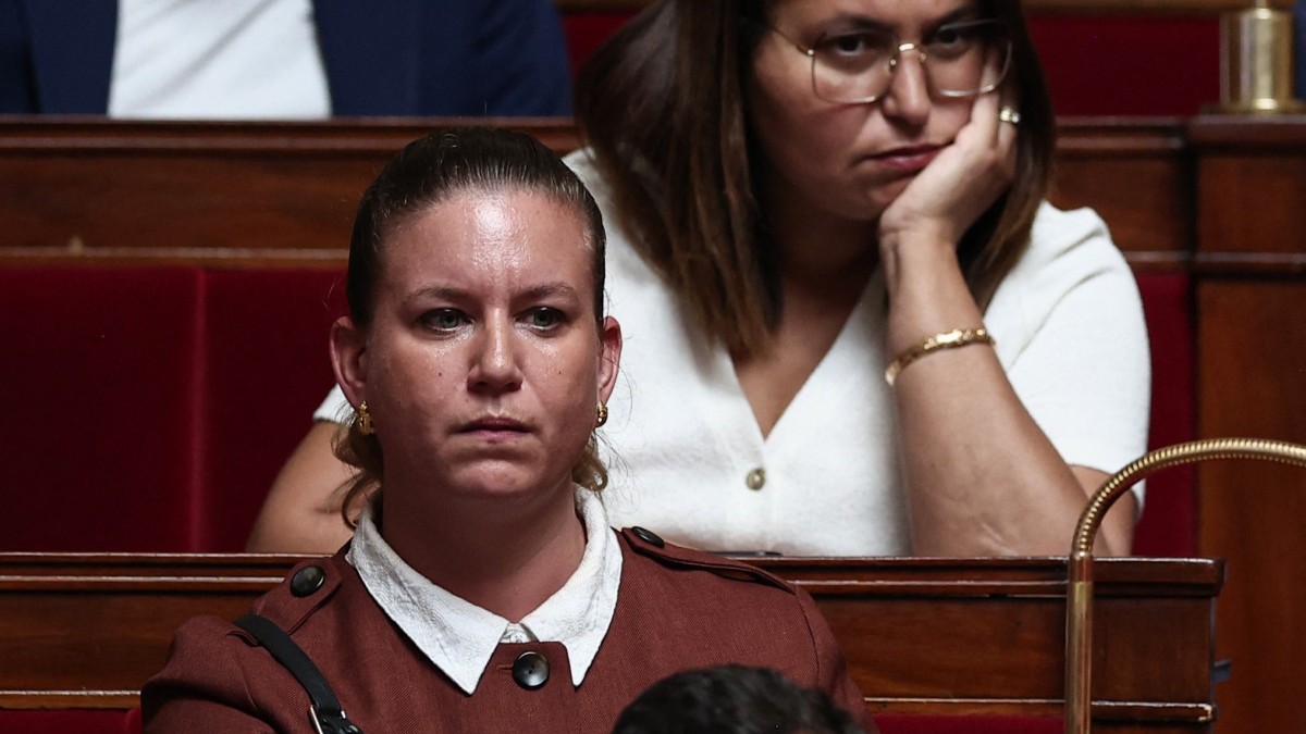 President of La France Insoumise-Nouveau Front Populaire parliamentary group Mathilde Panot seen during a session of questions to the government at The National Assembly of France in Paris on June 17, 2026