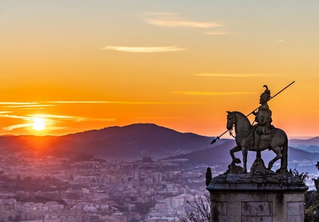 Braga,,Portugal.,29,January,2023.,Statue,Of,Saint,Longinus,In